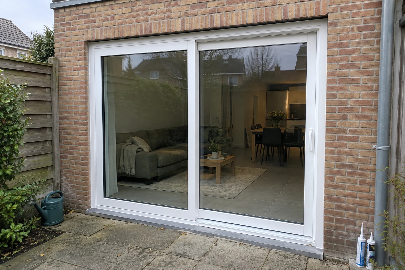 Schuifsysteem PVC systeem volledig weergegeven