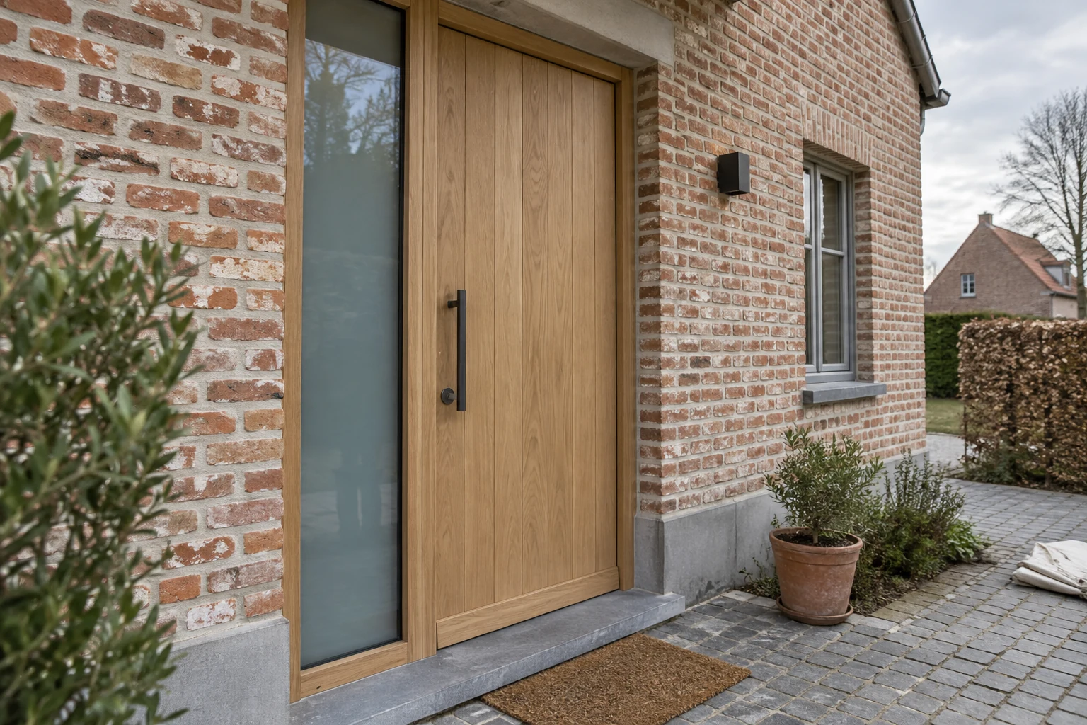 Houten deuren Hout systeem volledig weergegeven