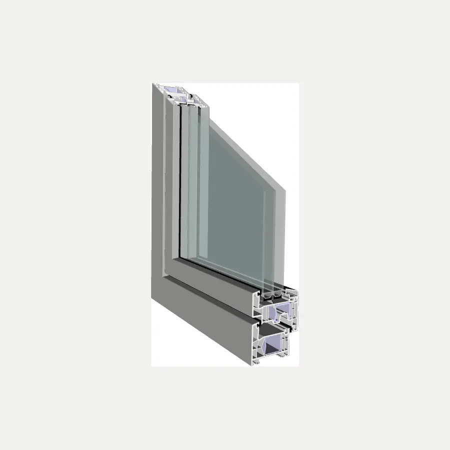 76 AD Horizon PVC systeem volledig weergegeven