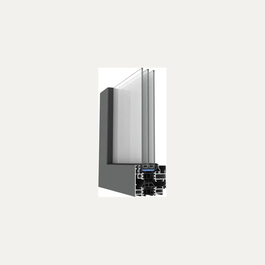 Max Light Invisible Aluminium systeem volledig weergegeven