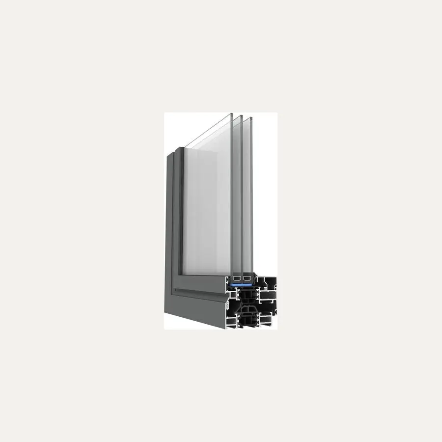 Max Light Modern Aluminium systeem volledig weergegeven