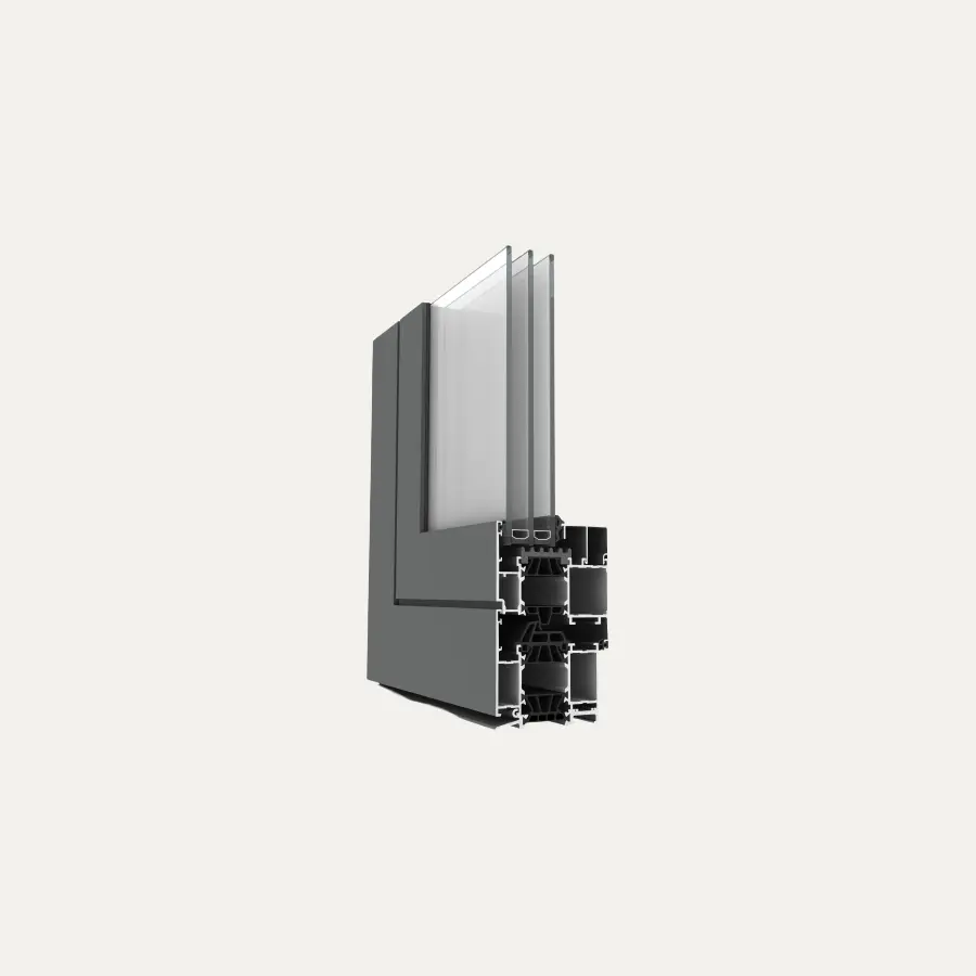 Star 75 RS i Aluminium systeem volledig weergegeven