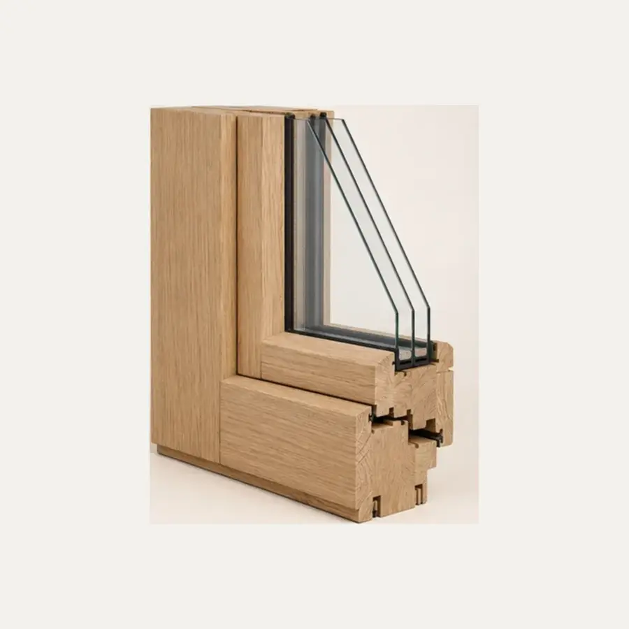 78 mm Classic Hout systeem volledig weergegeven