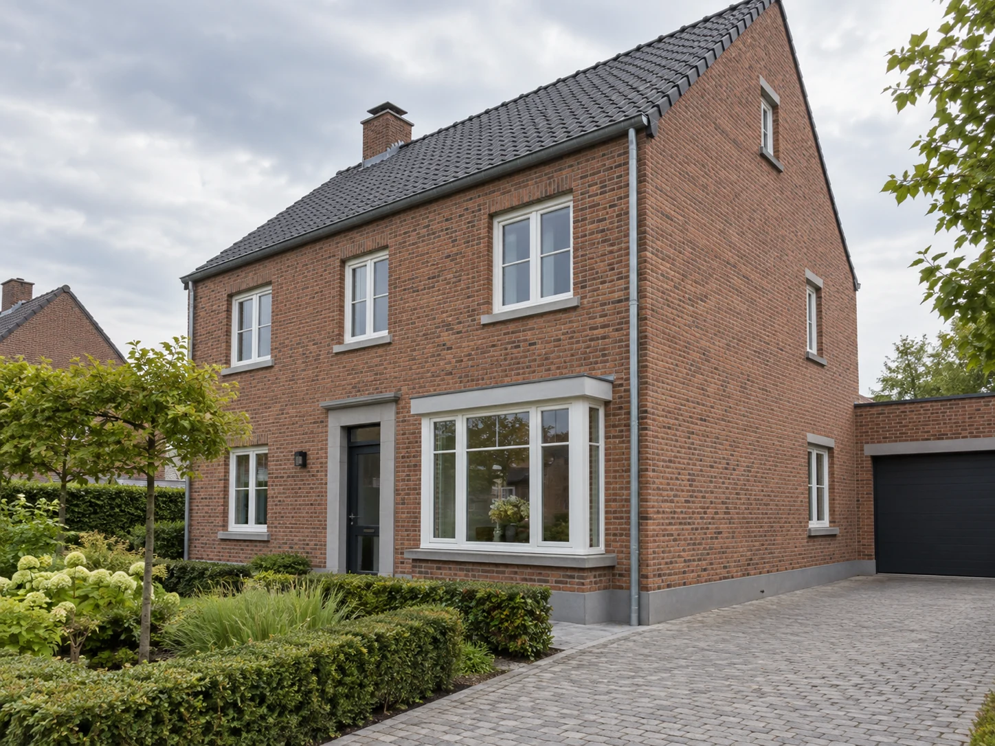 Witte PVC ramen in een woning in Leuven